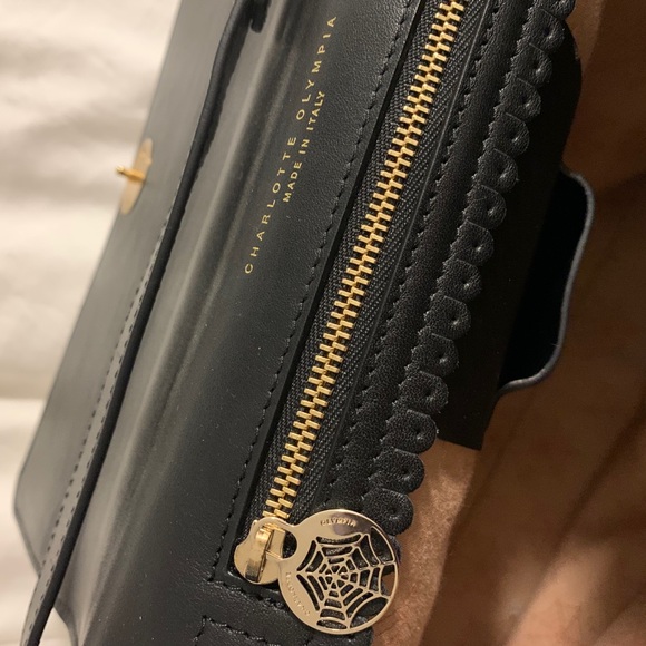 Like New Charlotte Olympia Suede Shoulder Bag - Picture 3 of 10